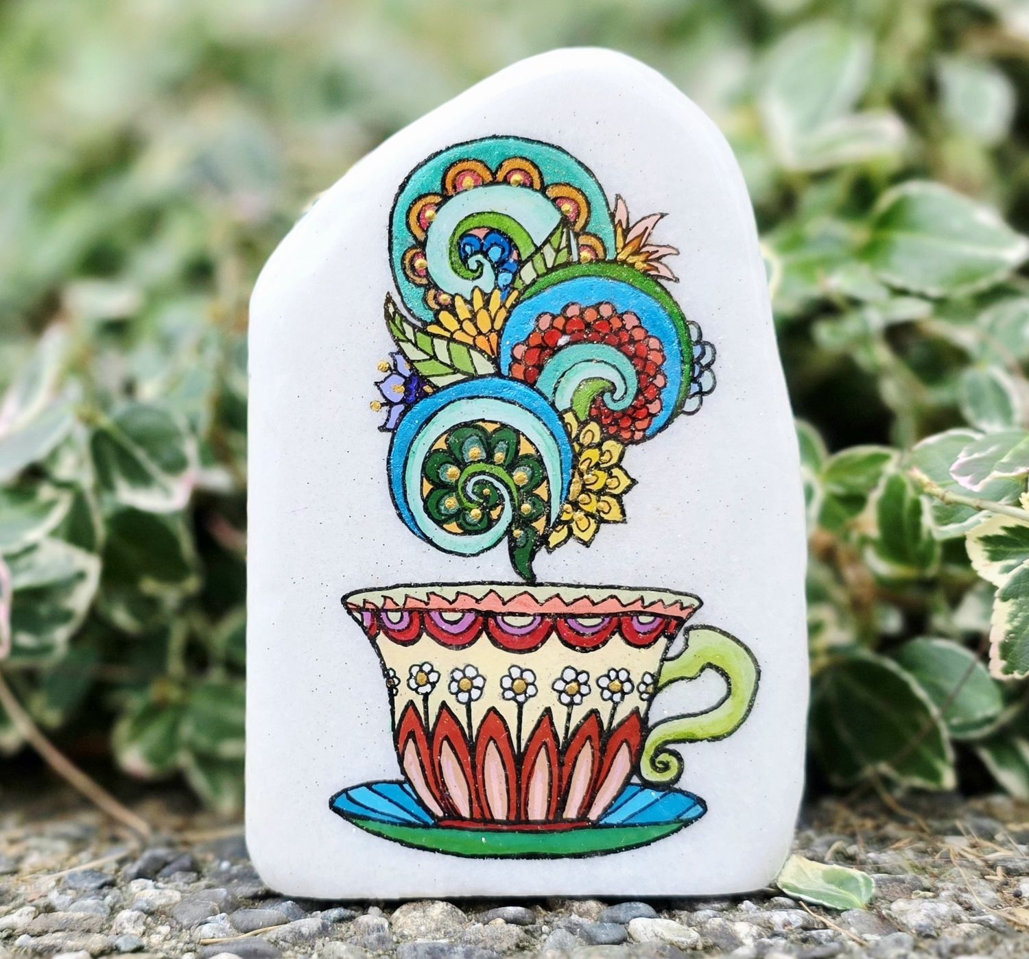 ​Steaming Mandala Teacup