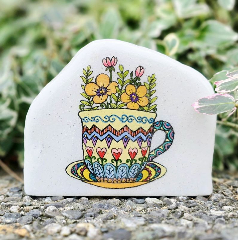 Floral Mandala Teacup