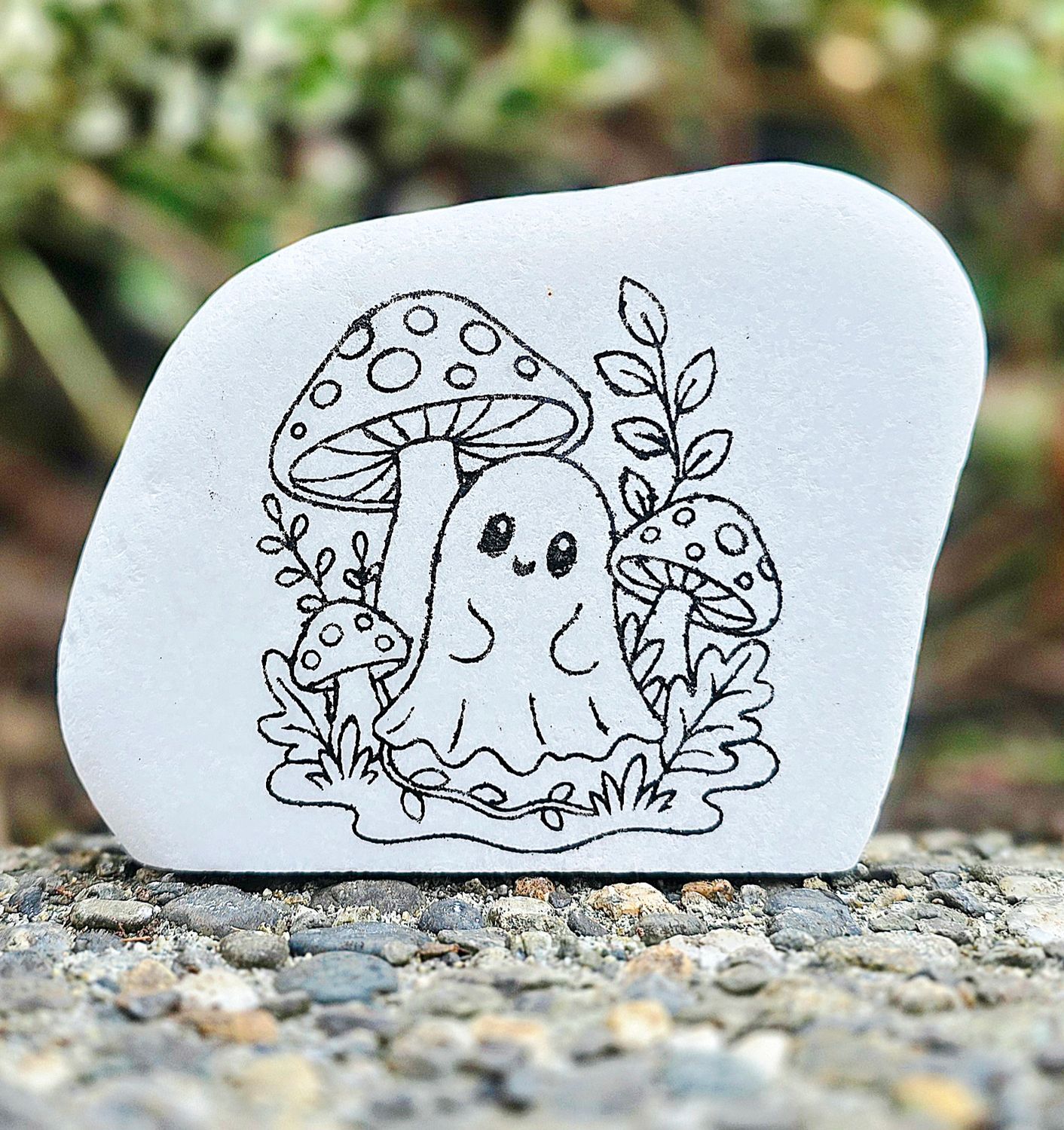 Little Ghost in the Mushrooms