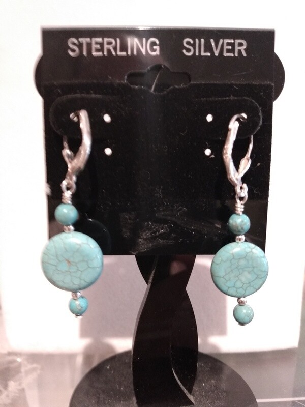Sterling Silver &quot;Turquoise&quot; Earrings