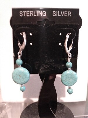 Sterling Silver "Turquoise" Earrings
