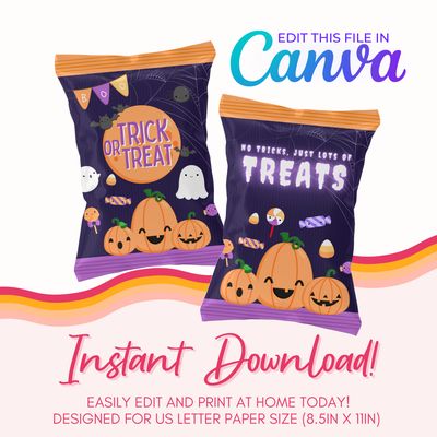 Halloween Chip/Treat Bag
