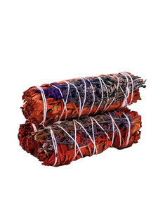 White Sage, Dragon&#39;s Blood and Lavender Sage 4&quot;