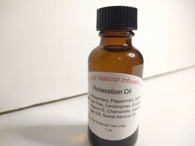 Infused Relaxation Oil 1 oz.