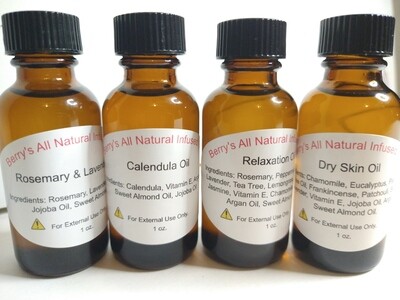 Natural Herb Infused Oils