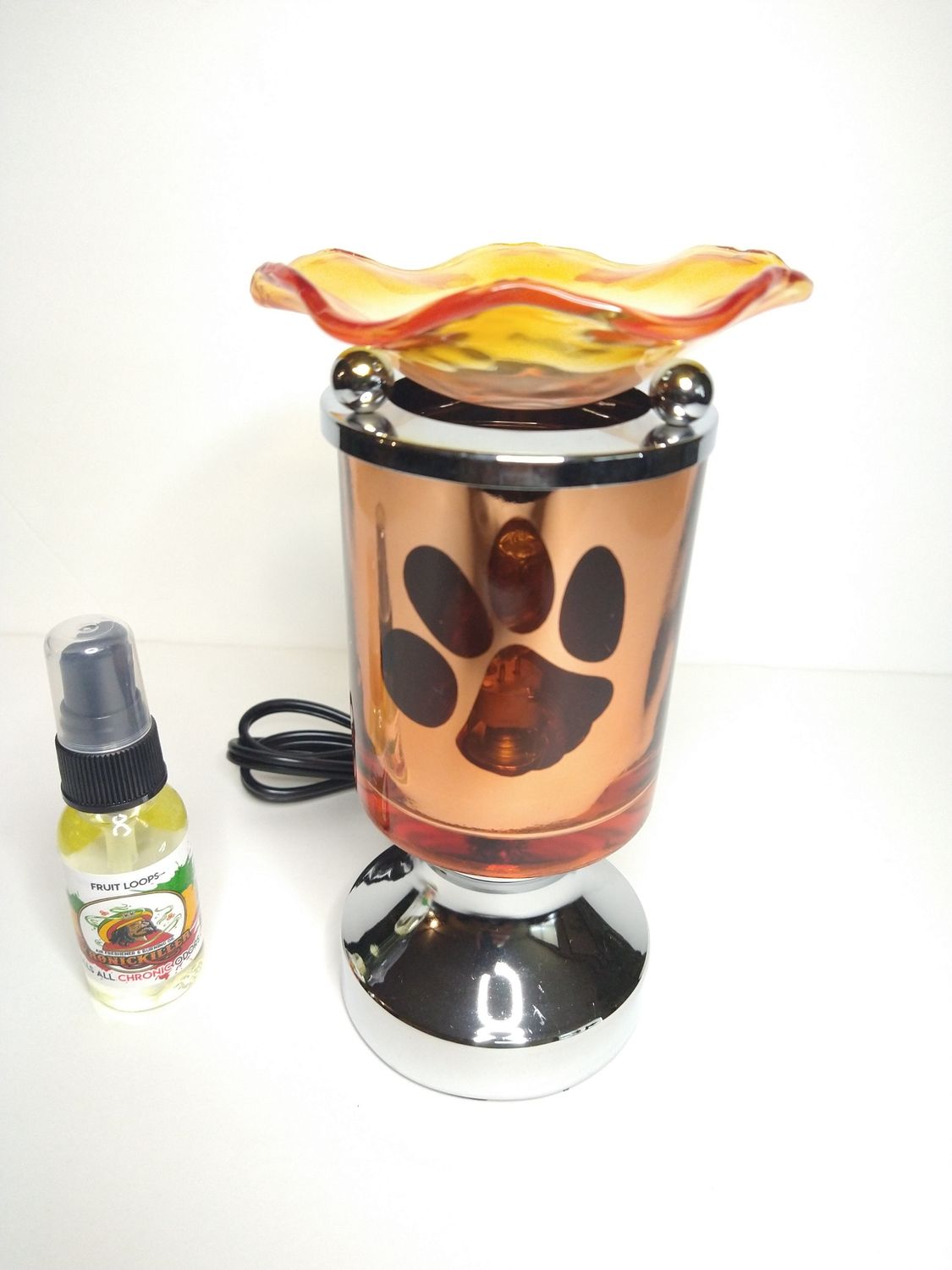 Paw Print Touch Lamp Oil Burner