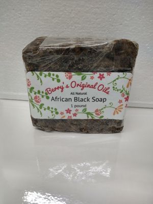 African Black Soap (Raw) 1 pound