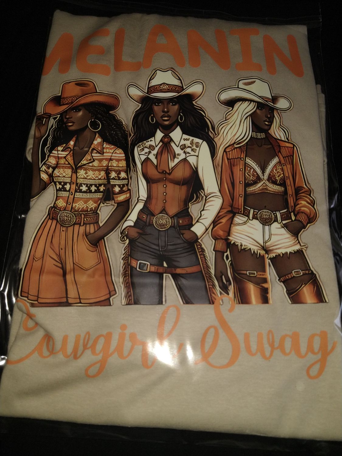 Melanin Cowgirl Swagg T Shirt
