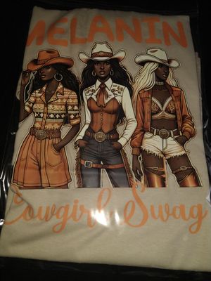 Melanin Cowgirl Swagg T Shirt