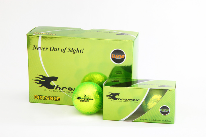 Green Neon Golf Balls - Chromax Distance Half Dozen