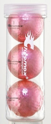 Pink Golf Balls - Chromax M1x 3 Ball Tube Pink Golf Balls - Chromax M1x 3 Ball Tube