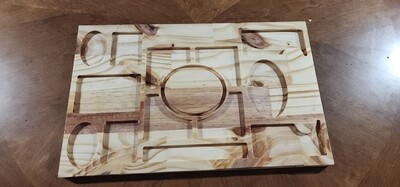 Intimate 16&quot; by 10&quot; wide Charcuterie Board - Add Your Personal Touch