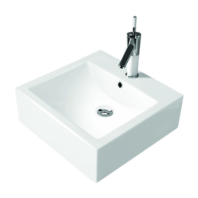 Basin- Square Sit-On basin 455 x 455 x 160 with One tap hole