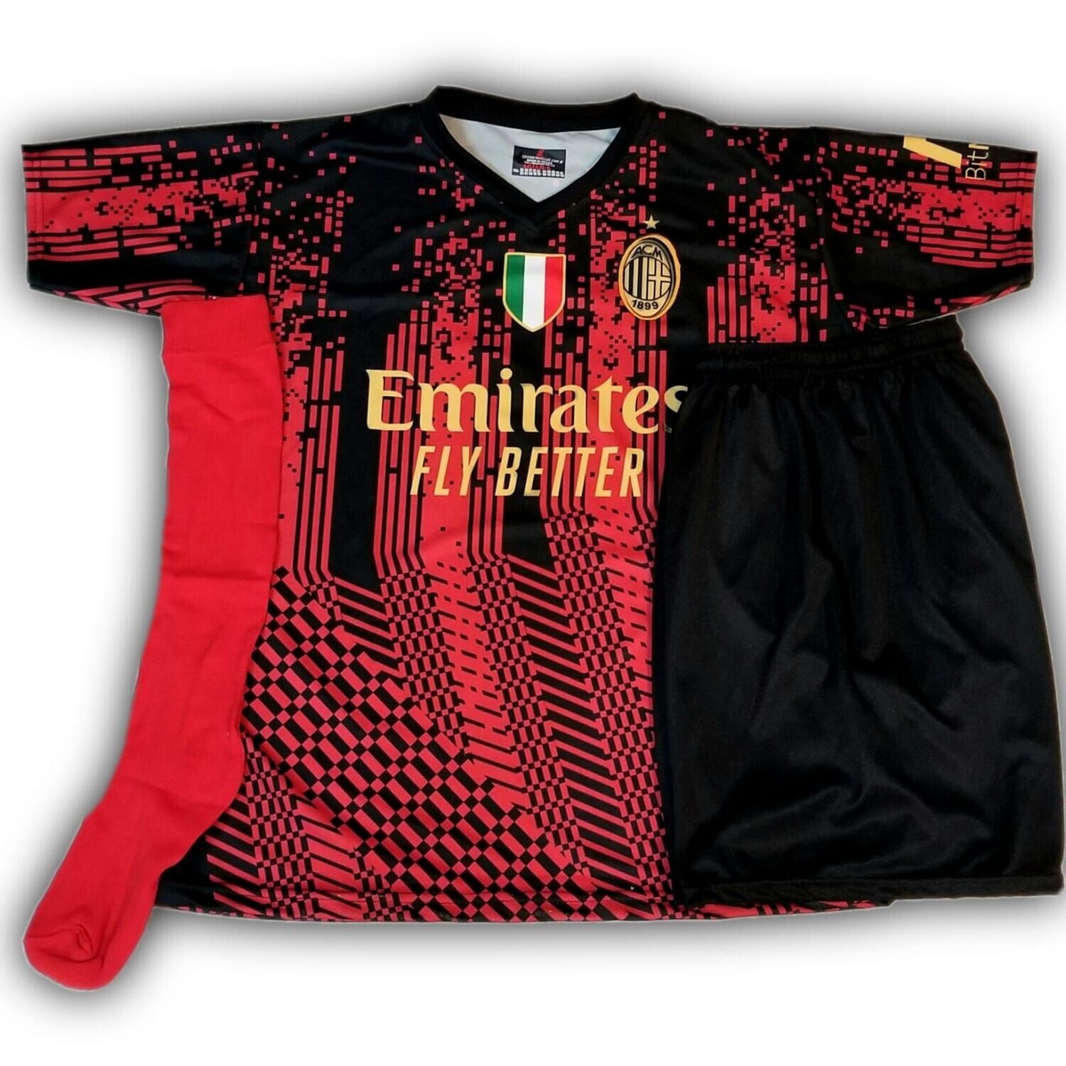 Camisetas AC Milán. Equipación oficial AC Milán 2023 2024 - Fútbol Emotion