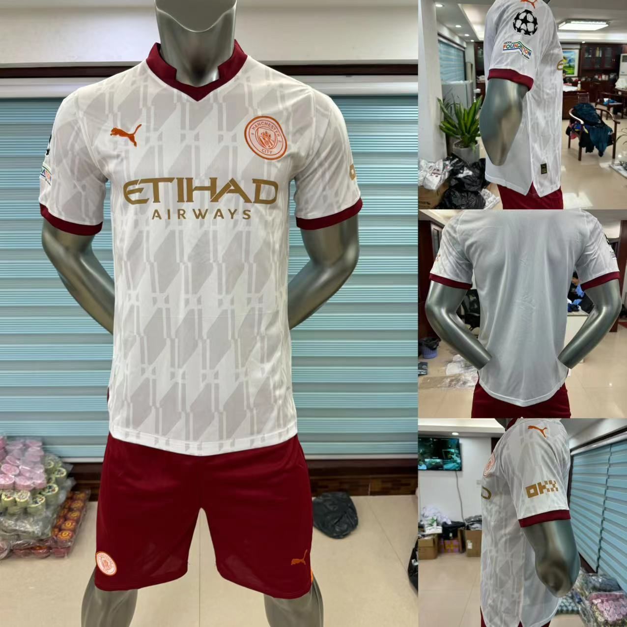 UNIFORME MANCHESTER CITY VISITA DRI-FIT IMPORTADO