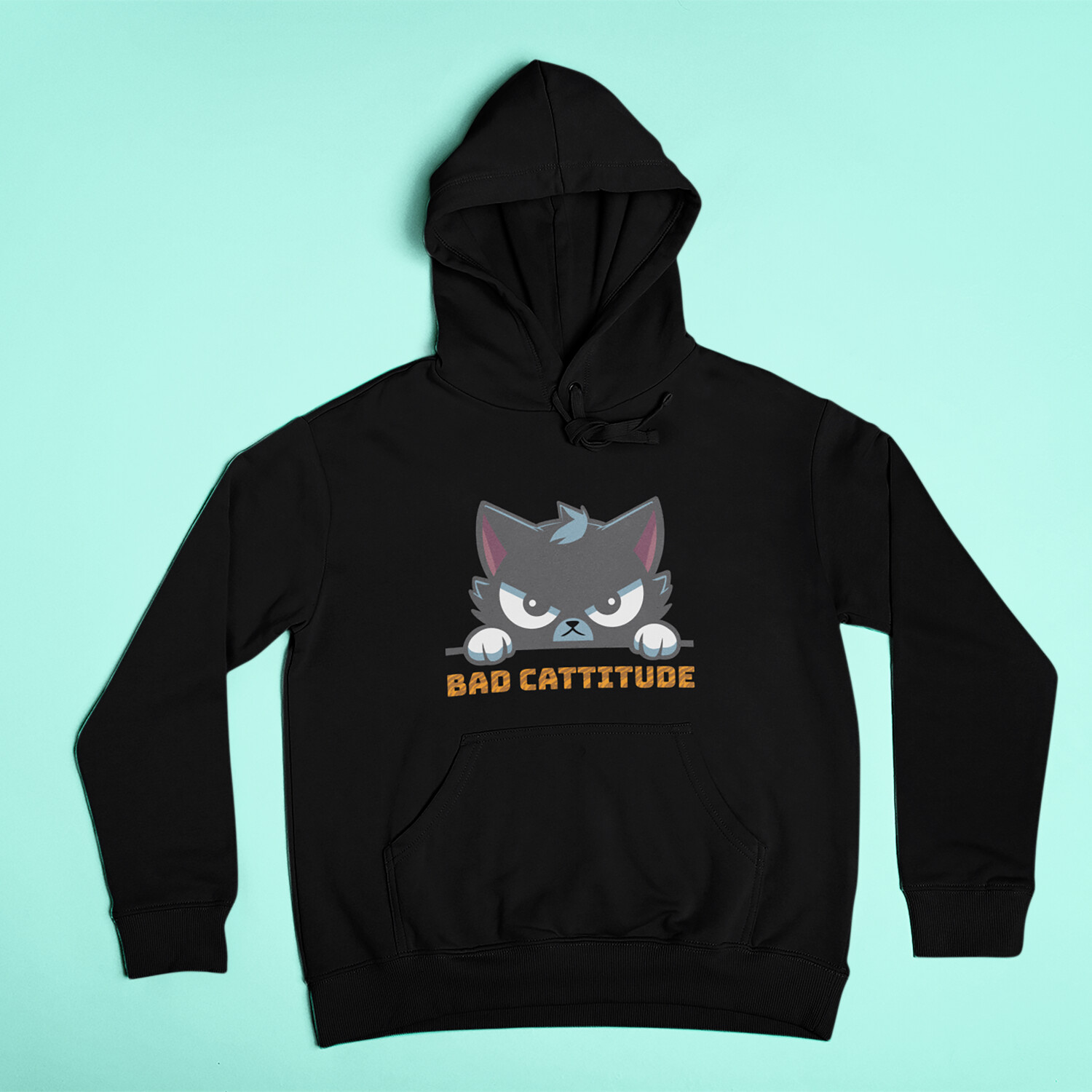 Bad Cattitude Hoodie