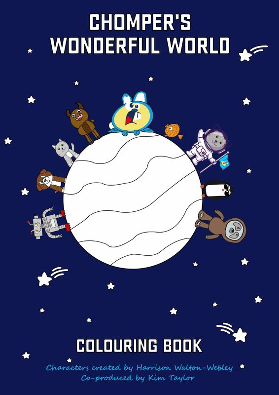 Chomper's World Colouring Book - English Version