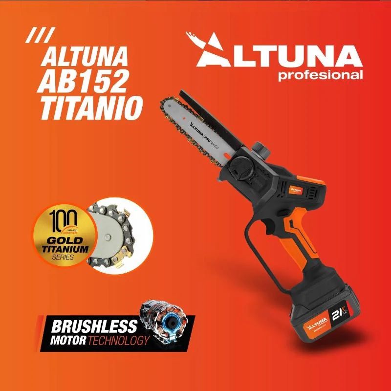 MOTOSIERRA ELECTRICA DE PODA AB152 TITANIO