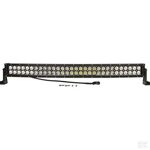 LA10309 Barra de luces de trabajo LED, 180W, 15300 lm, rectangular, 12 / 24V, luz blanca, 825,5 x 79,5 mm, terminal Deutsch, combinada, curva, 60 LED, Kramp