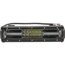 LA10301 Barra de luces de trabajo LED, 81 W, 7290 lm, rectangular, 12 / 24 V, luz blanca, 301,8 x 89 mm, con cable, combinada, 54 LED,