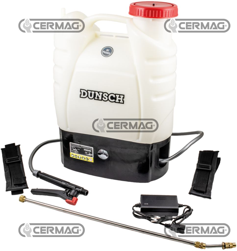 PULVERIZADOR DUNSCH DE MOCHILA EN MATERIAL TERMOPLÁSTICO