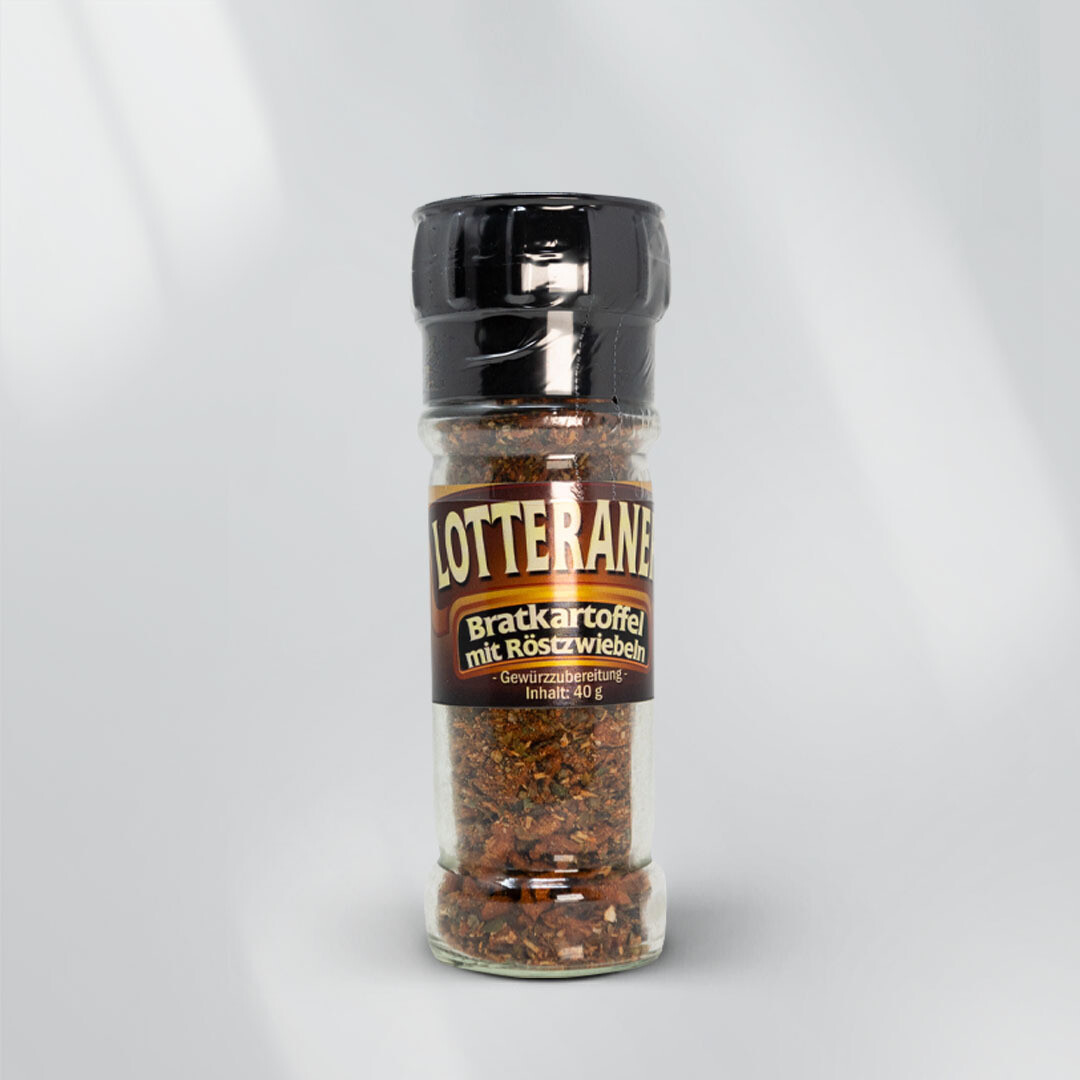 Bratkartoffel Gewürzsalz in der Gewürzmühle