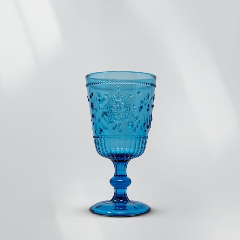 Glaskelch Blau