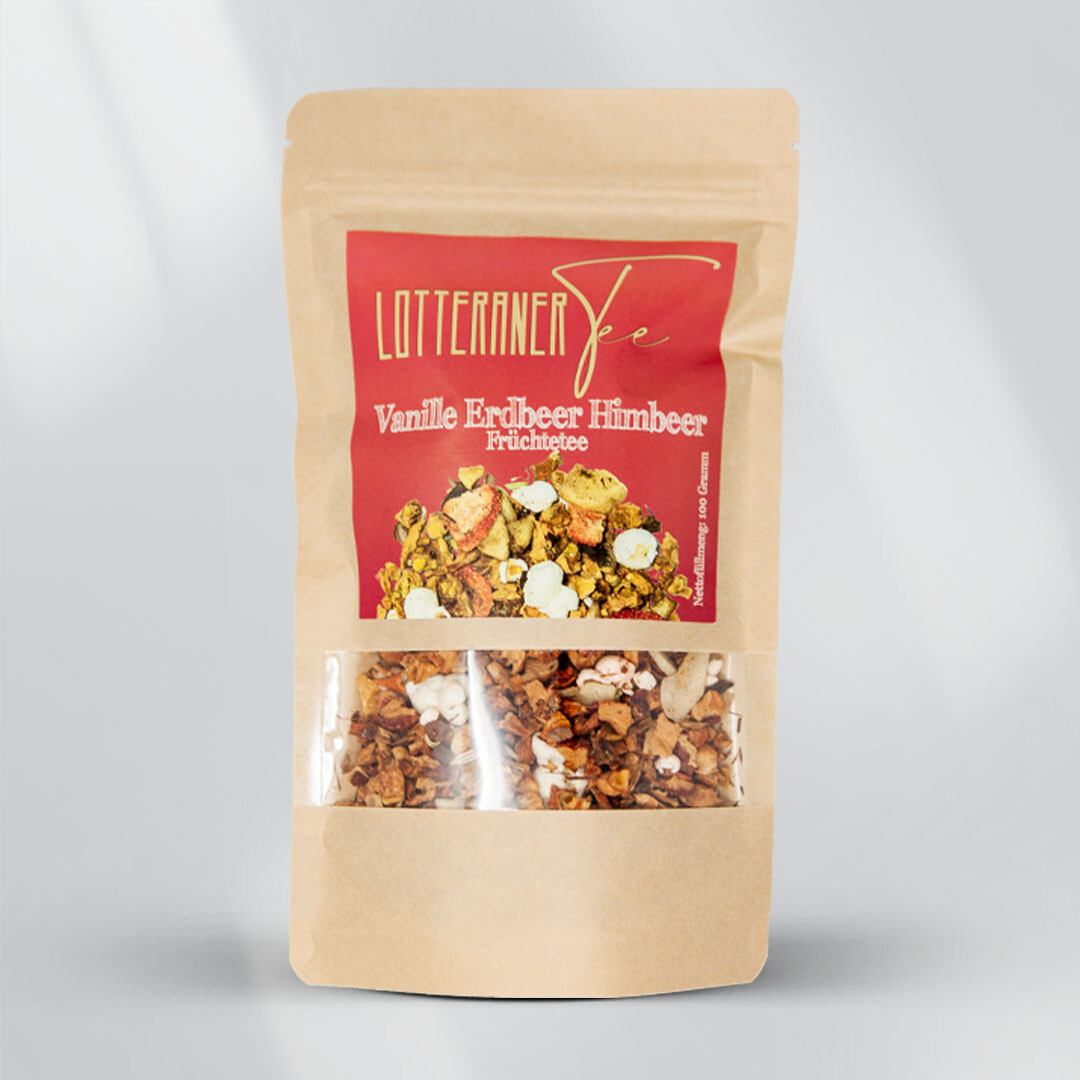 Vanille-Erdbeer-Himbeer Kräutertee Kindertee