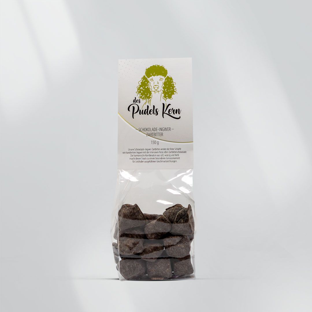 Ingwer in Zartbitterschokolade