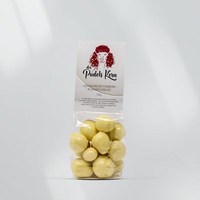 Gefriergetrocknete Erdbeeren in Joghurtschokolade