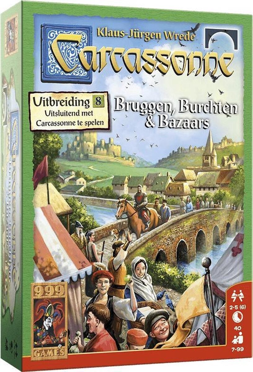 Carcassonne bruggen burchten en bazaars