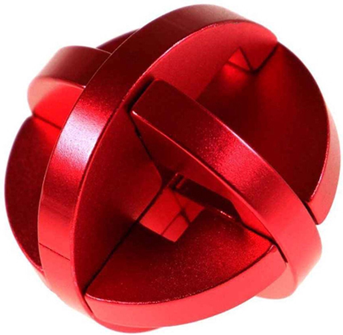 3D Breinbreker puzzel in blik rood
