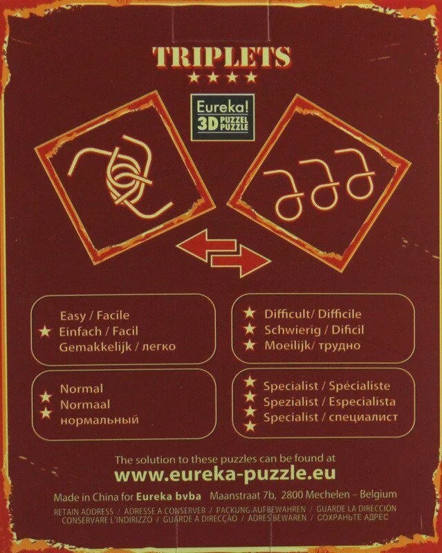 Grand Masters Puzzel Triplets