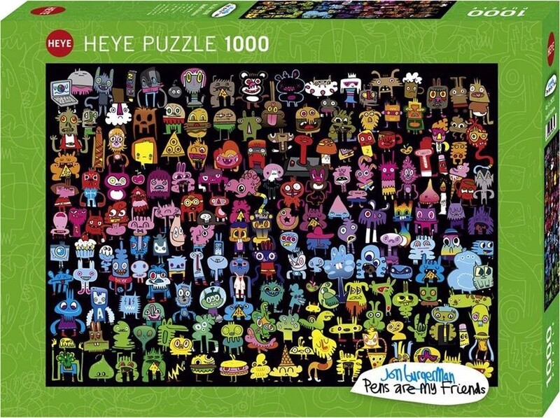 Puzzel Doodle Rainbow 1000 stukjes