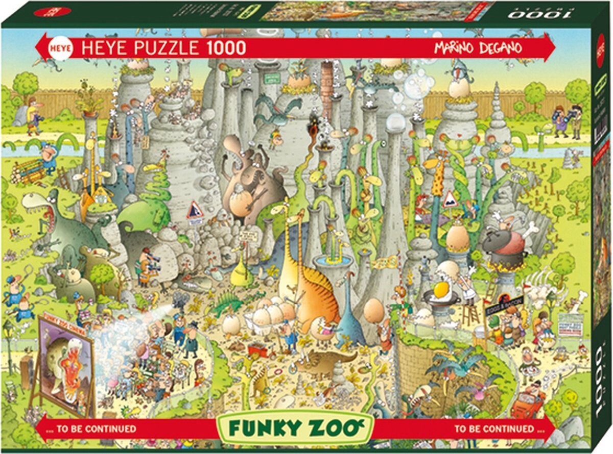 Puzzel Jurassic Habitat 1000 stukjes