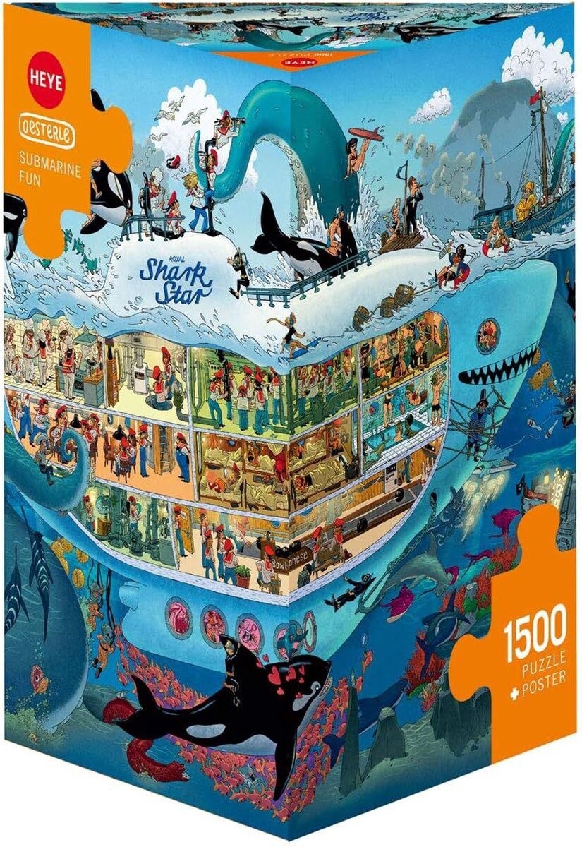 Puzzel Submarine fun 1500 stukjes