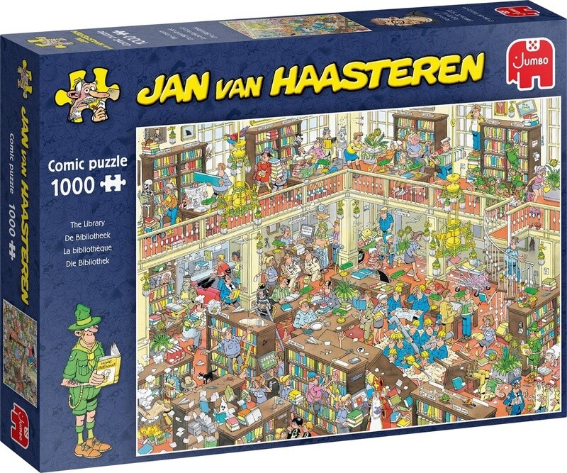 Puzzel Jan van Haasteren De Bibliotheek - 1000 stukjes