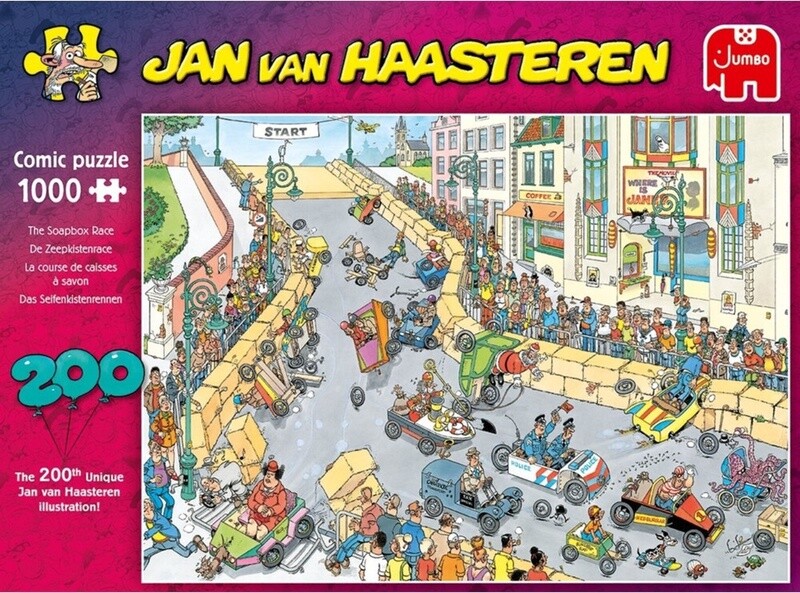 Puzzel Jan van Haasteren Zeepkisten Race - 1000 stukjes