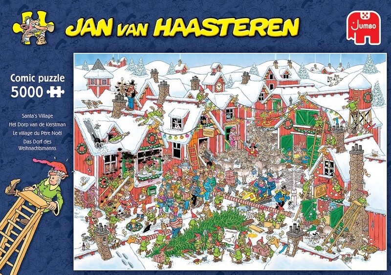Puzzel Jan van Haasteren Het dorp van de Kerstman - 5000 stukjes
