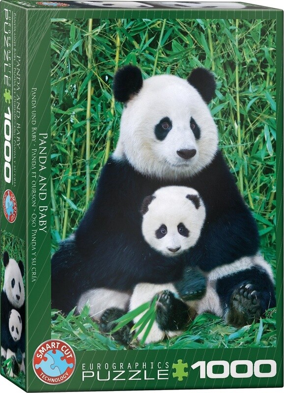 Panda &amp; Baby - 1000 stukjes