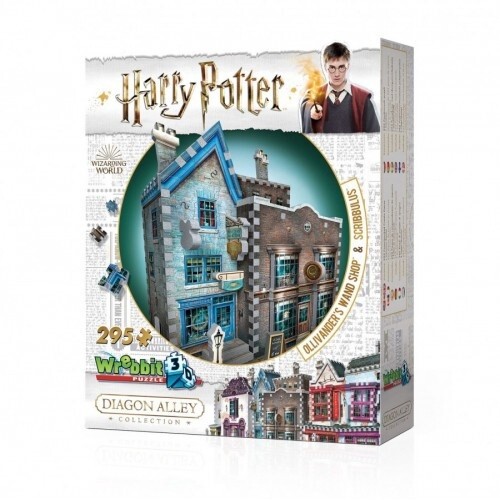 3D Puzzel Harry Potter Olivander&#39;s wand shop &amp; Scribbulus - 295 stukjes