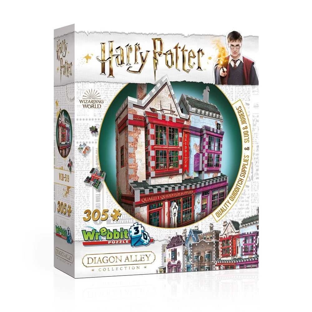 3D Puzzel Harry Potter Quality Quidditch supplies &amp; Slug &amp; Jiggers - 305 stukjes