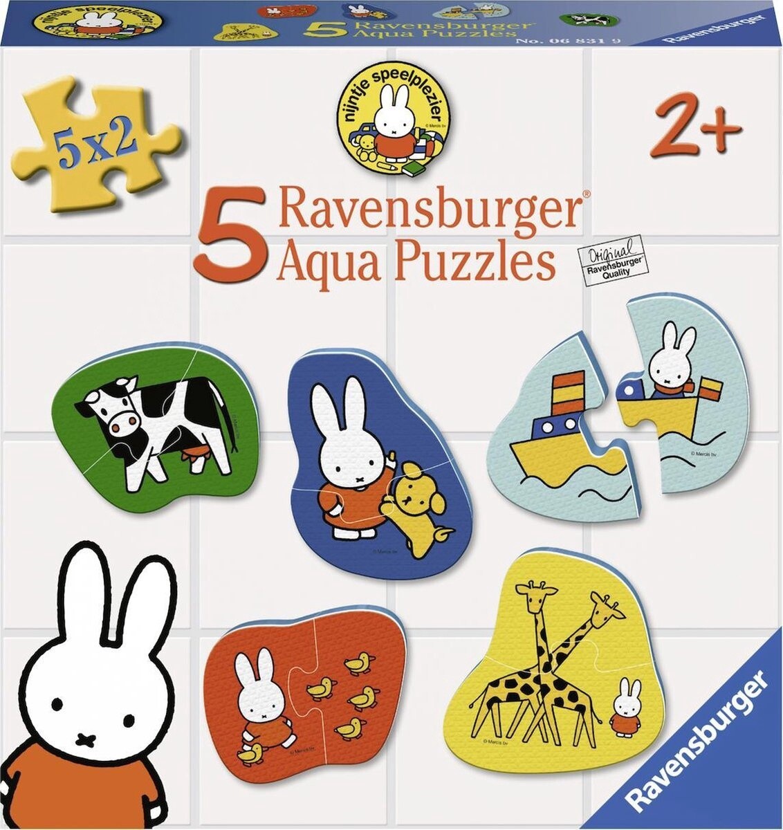 Ravensburger Puzzel Nijntje Aqua Foam 5x2 Stukjes