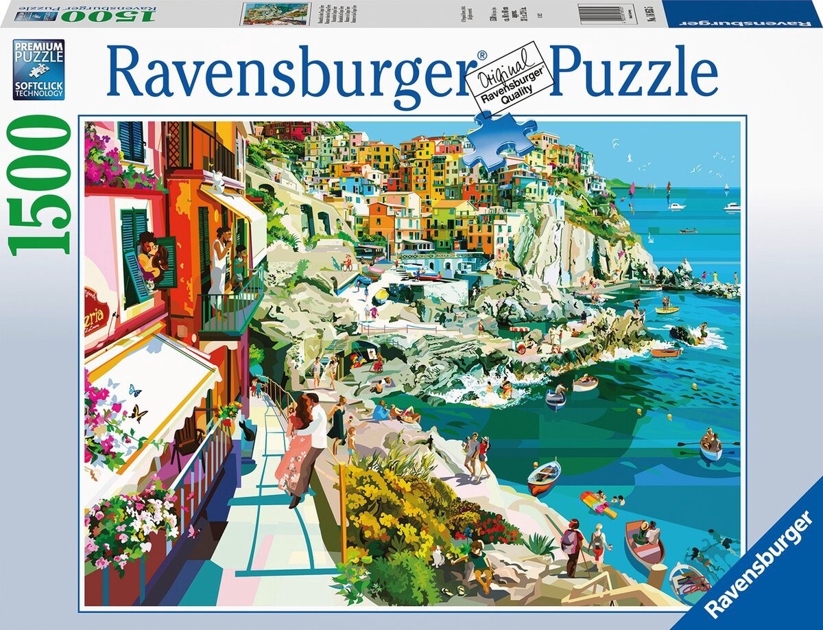 Ravensburger Puzzel Romantiek in Cinque Terre - 1500 stukjes