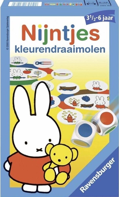 Nijntjes kleurendraaimolen - pocketspel