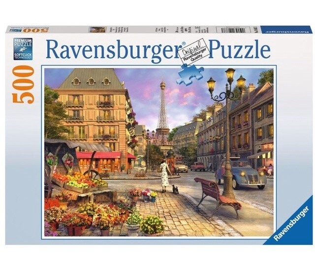 Ravensburger Puzzel Wandeling door parijs - 500 stukjes