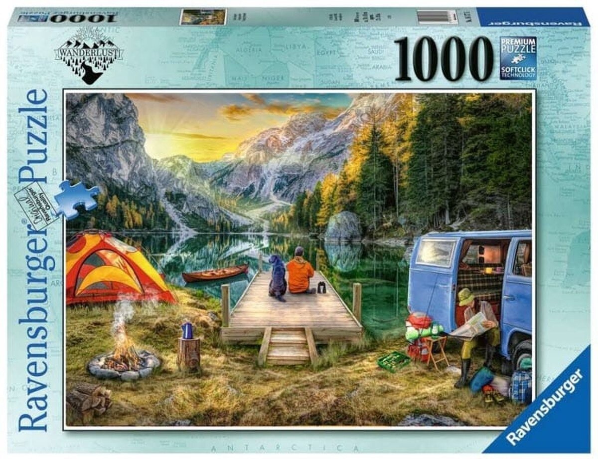 Ravensburger Puzzel Rustige Kampeerplek - 1000 stukjes
