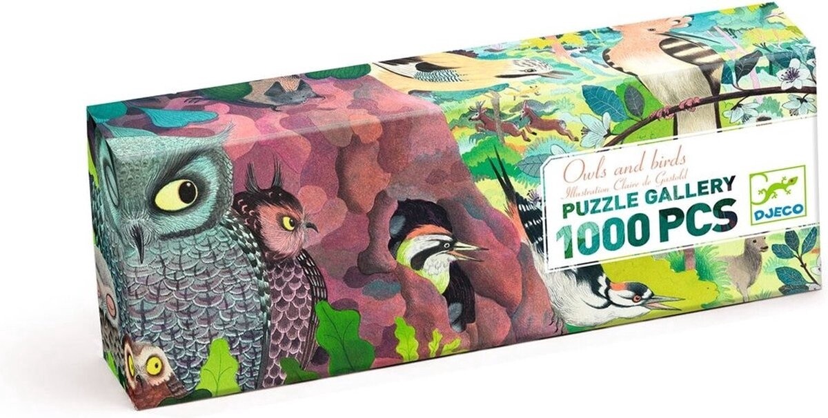Puzzel gallerij Uilen en vogels - 1000 stukjes