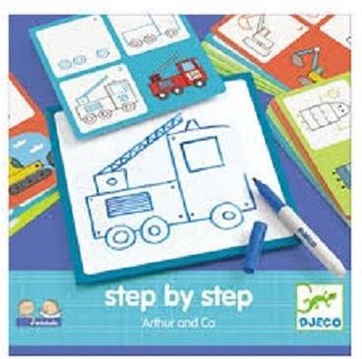 Step by Step Leren Tekenen Arthur &amp; Co