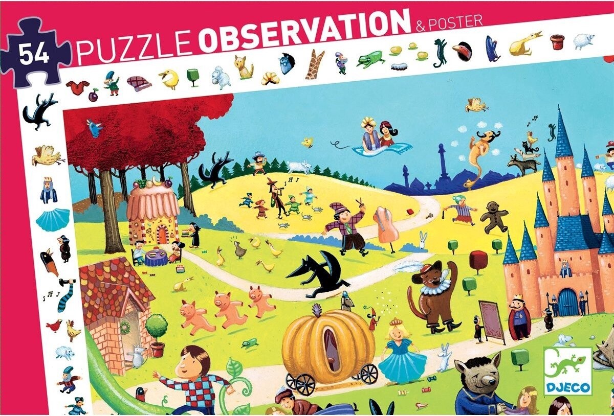 Observatie Puzzel Allemaal sprookjes - 54 stukjes
